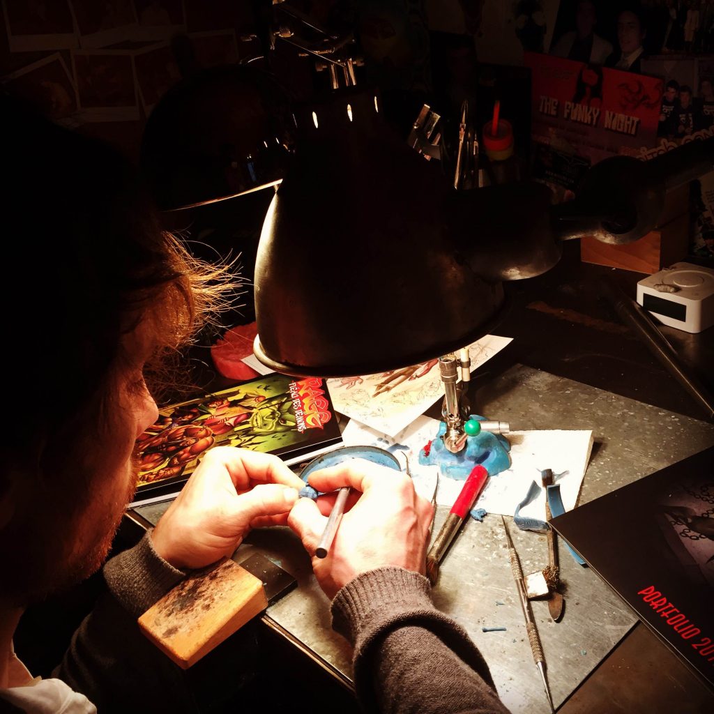 Création de la figurine Rage Metal 2015 par Maxime Macchi