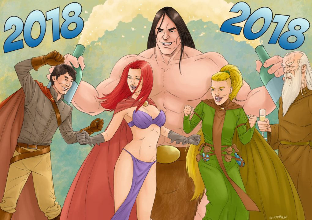 2017-2018 - Happy New Year 2018 by Stéphane Degardin