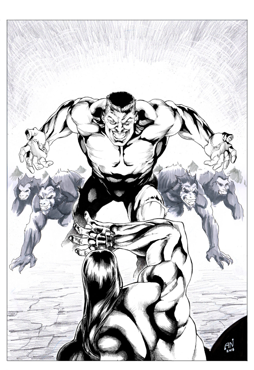Rage #4 Cover