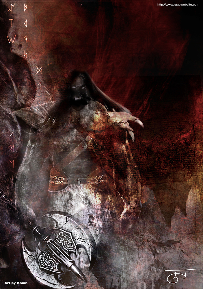 Rage Poster by Khayn