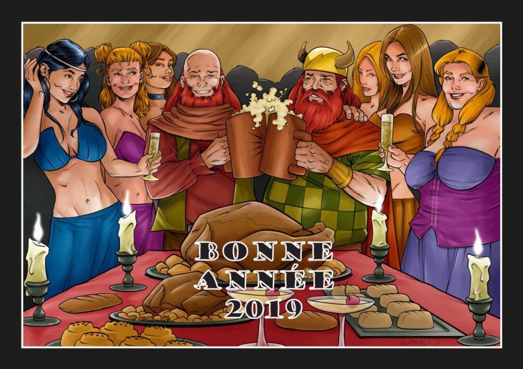 Bonne Année 2019 par Stéphane Degardin