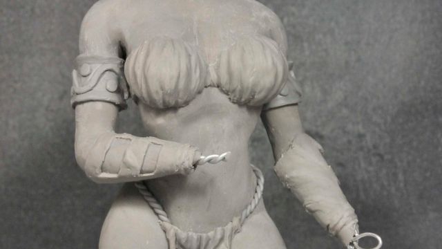 Création du buste d'Ariane par Johann Galliano