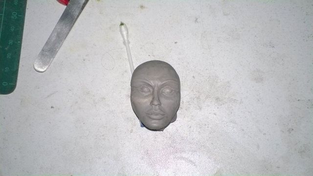 Création du buste d'Ariane par Johann Galliano