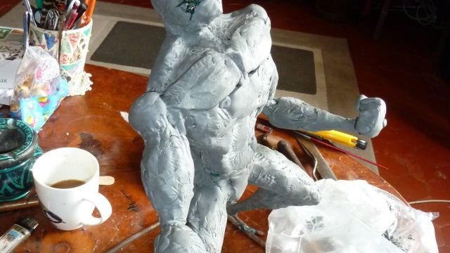 Rage Statue by Jean-Erick Rage Statue by Jean-Erick