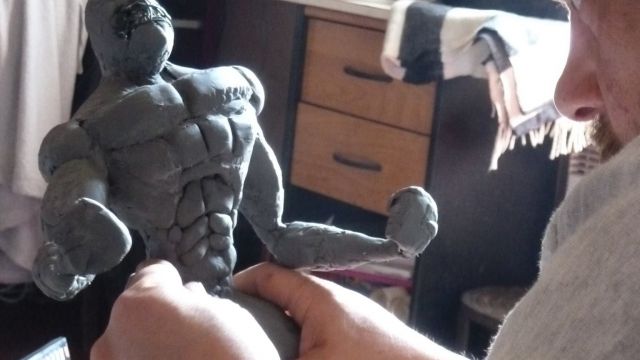 Rage Statue by Jean-Erick Rage Statue by Jean-Erick