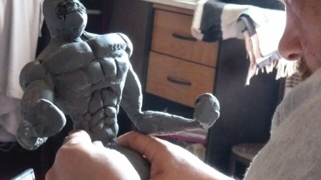 Rage Statue by Jean-Erick Rage Statue by Jean-Erick