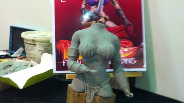 Création du buste d'Ariane par Johann Galliano Création du buste d'Ariane par Johann Galliano