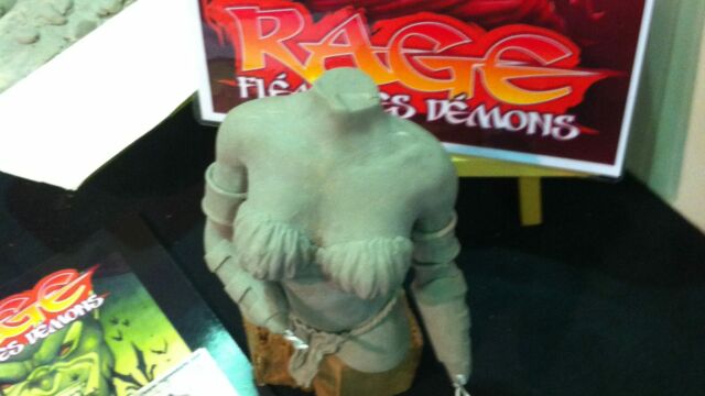 Création du buste d'Ariane par Johann Galliano Création du buste d'Ariane par Johann Galliano