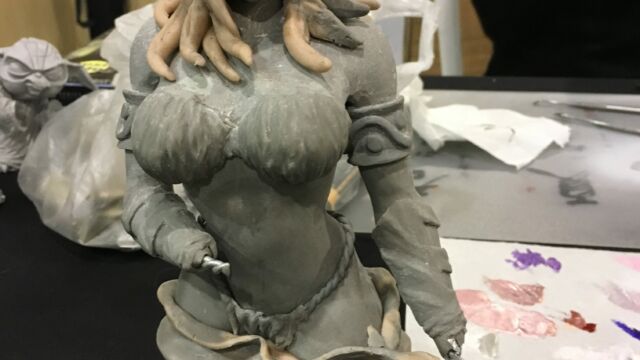 Création du buste d'Ariane par Johann Galliano Création du buste d'Ariane par Johann Galliano