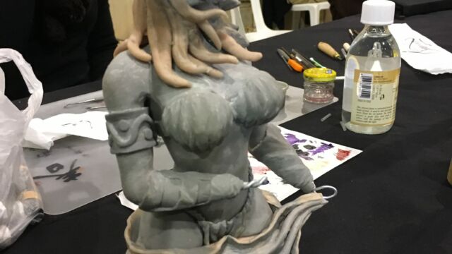 Création du buste d'Ariane par Johann Galliano Création du buste d'Ariane par Johann Galliano