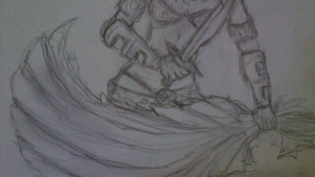 Croquis préliminaire du buste d'Ariane par Johann Galliano Croquis préliminaire du buste d'Ariane par Johann Galliano